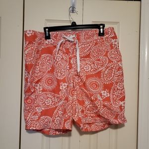 Kanu Pink and White Board Shorts